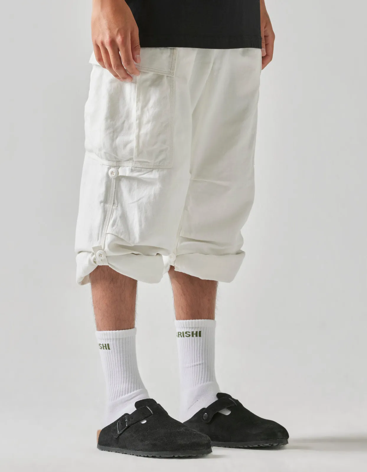 Cargo Pants*Maharishi 4510 U.S. Cargo Snopants® · Loose Fit White