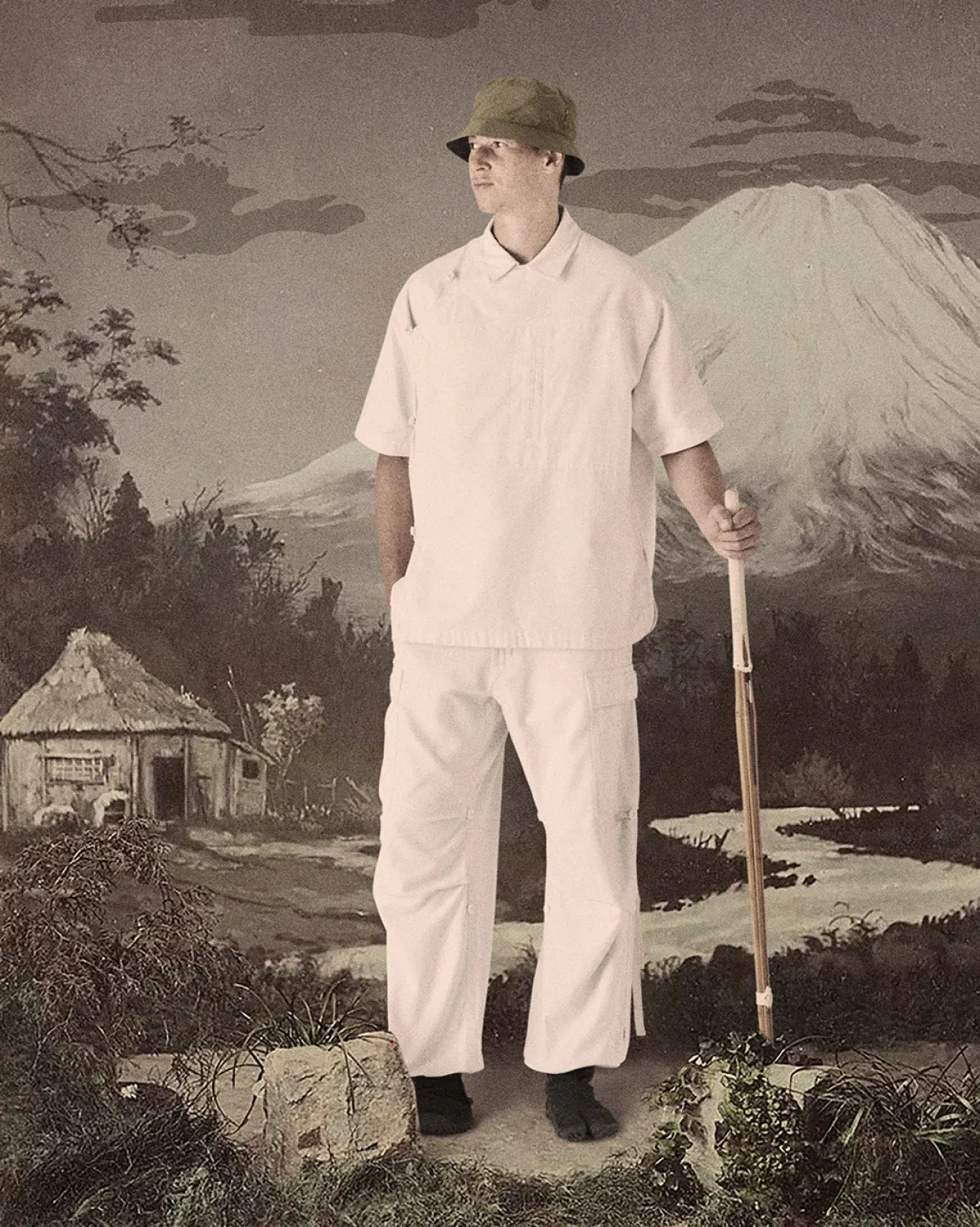Cargo Pants*Maharishi 4510 U.S. Cargo Snopants® · Loose Fit White