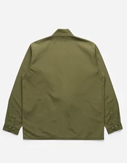 Kimonos*Maharishi 8190 U.S. Hanten Shirt Olive Og-107F