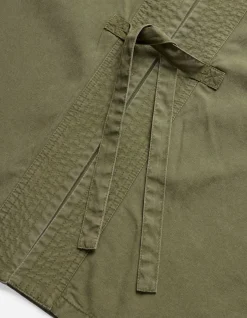 Kimonos*Maharishi 8190 U.S. Hanten Shirt Olive Og-107F