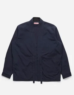 Kimonos*Maharishi 8190 U.S. Hanten Shirt Navy