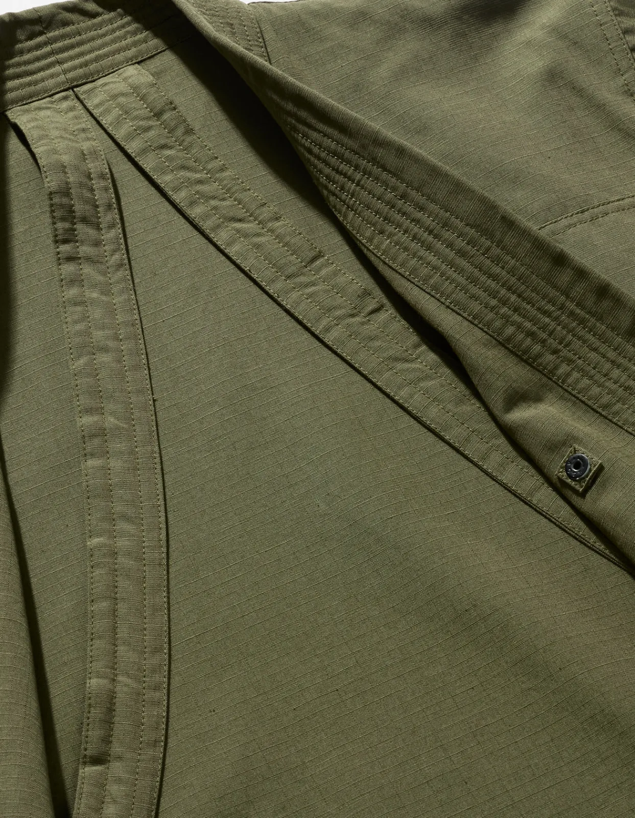 Kimonos*Maharishi 4207 Utility Kimono Over Shirt Olive Og-107F