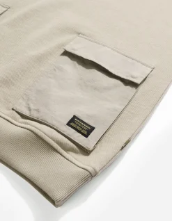 Crew Sweats*Maharishi 4225 Utility Pocket Crew Sweat Silver Sage