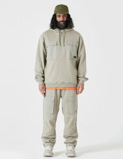 Hooded Sweats*Maharishi 4226 Utility Pocket Hooded Sweat Silver Sage