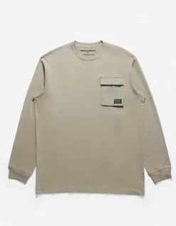 Long Sleeve T-Shirts*Maharishi 4231 Utility Pocket L/S T-Shirt Silver Sage