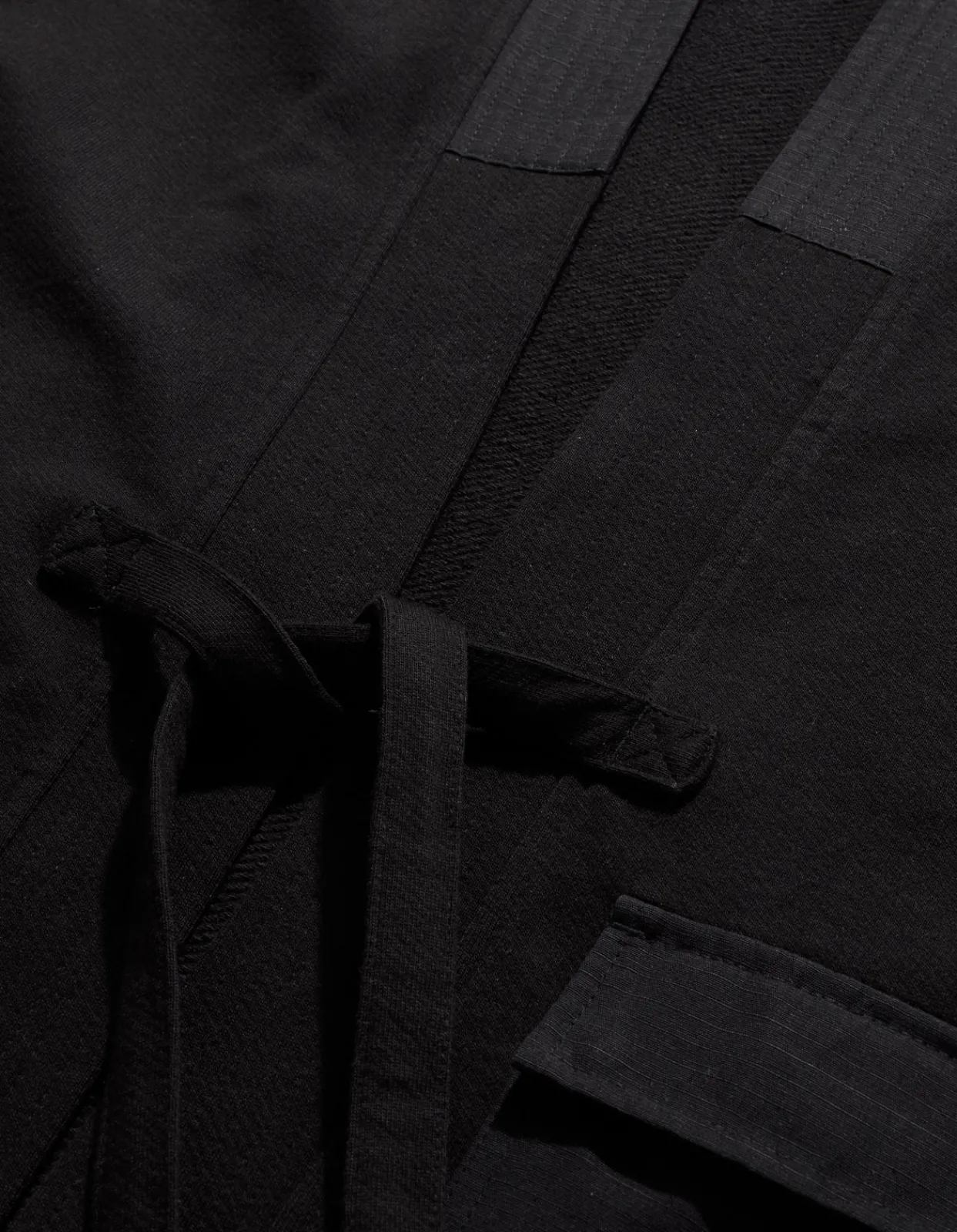 Kimonos*Maharishi 4228 Utility Pocket Sweat Kimono Black