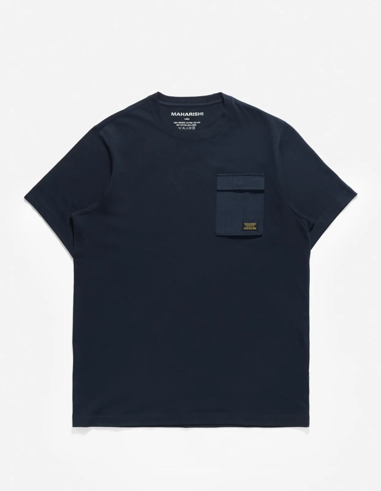 Short Sleeve T-Shirts*Maharishi 4230 Utility Pocket T-Shirt Navy