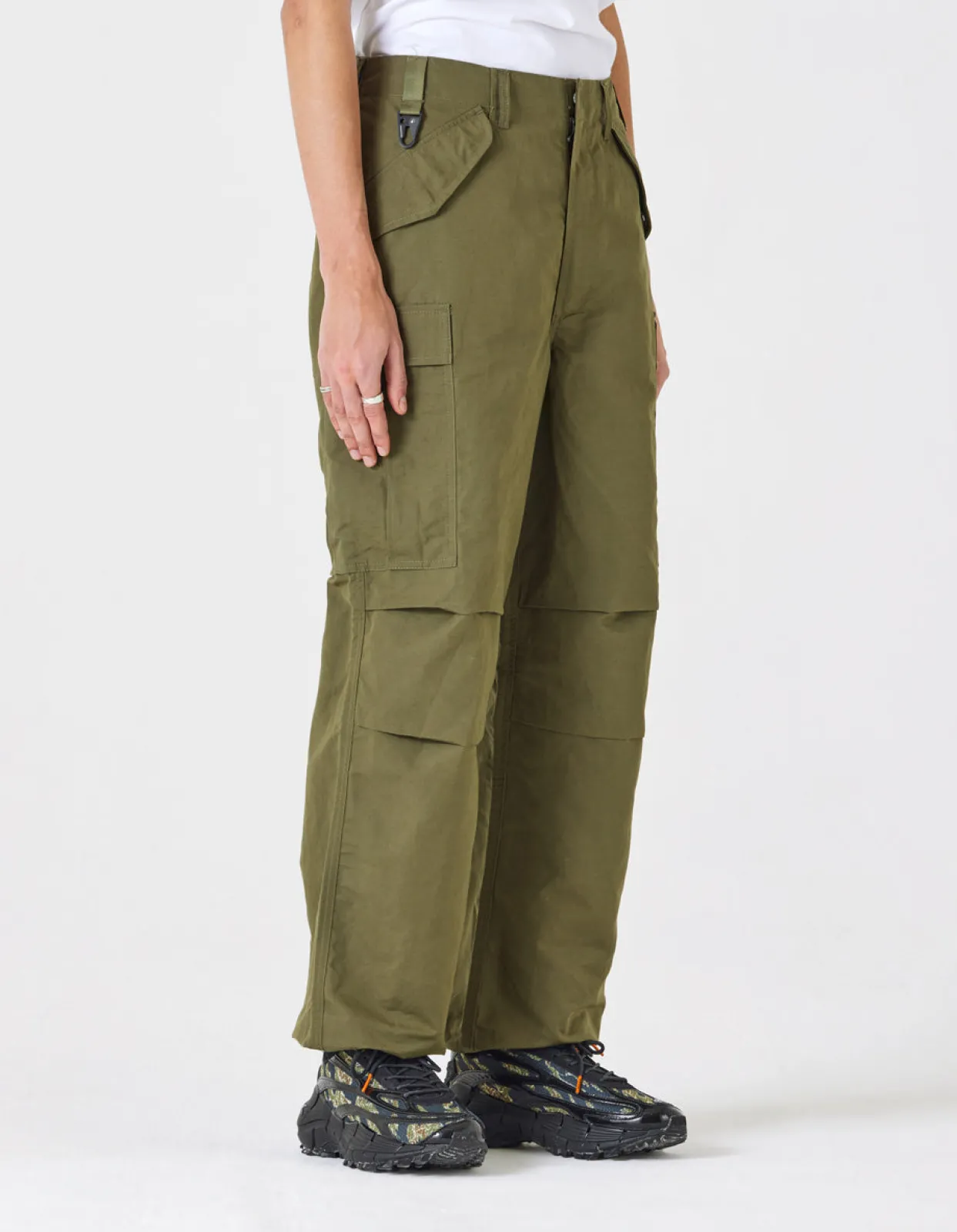 Cargo Pants*Maharishi 4201 Ventile® M65 Loose Cargo Pants Olive Og-107F
