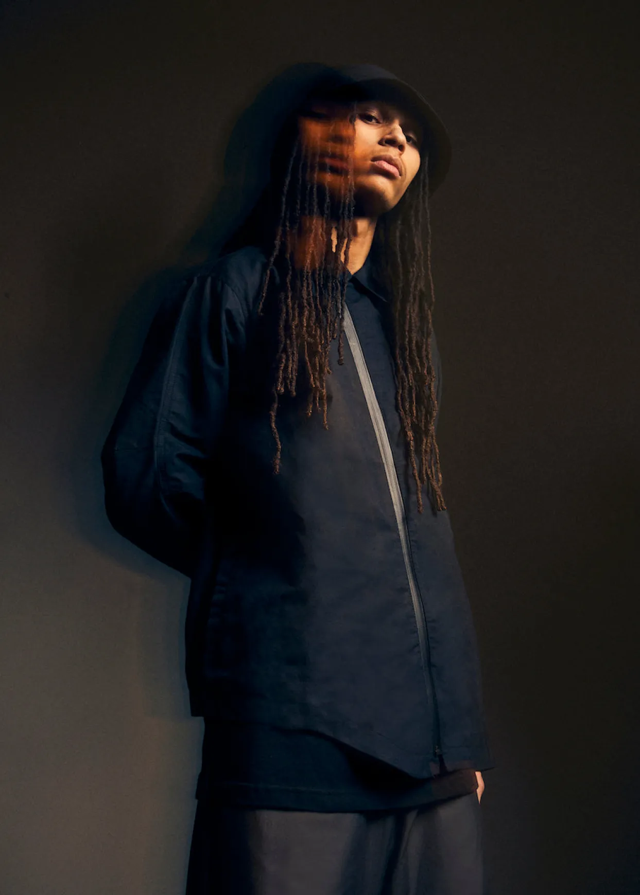 Shirts*Maharishi 4202 Ventile® Wr Asym Tech Shirt Black