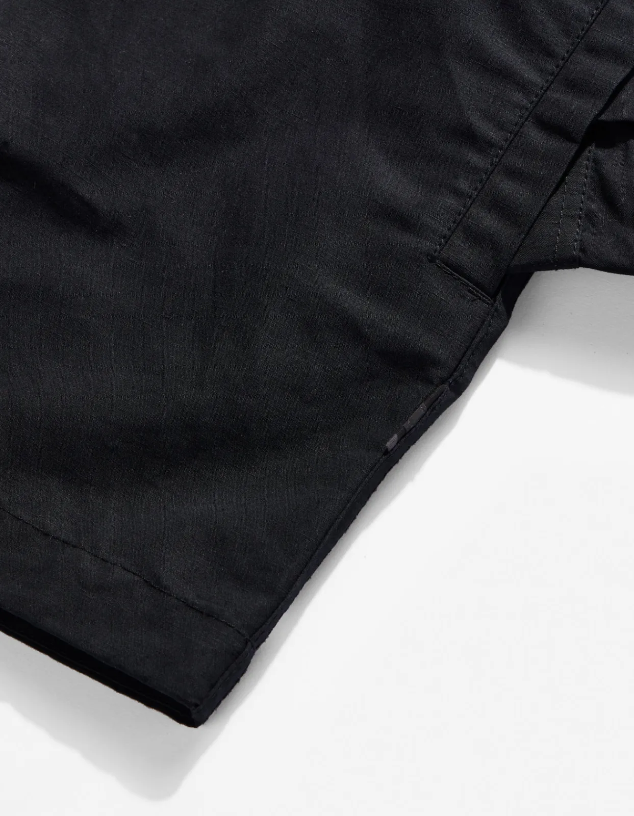 Shirts*Maharishi 4202 Ventile® Wr Asym Tech Shirt Black