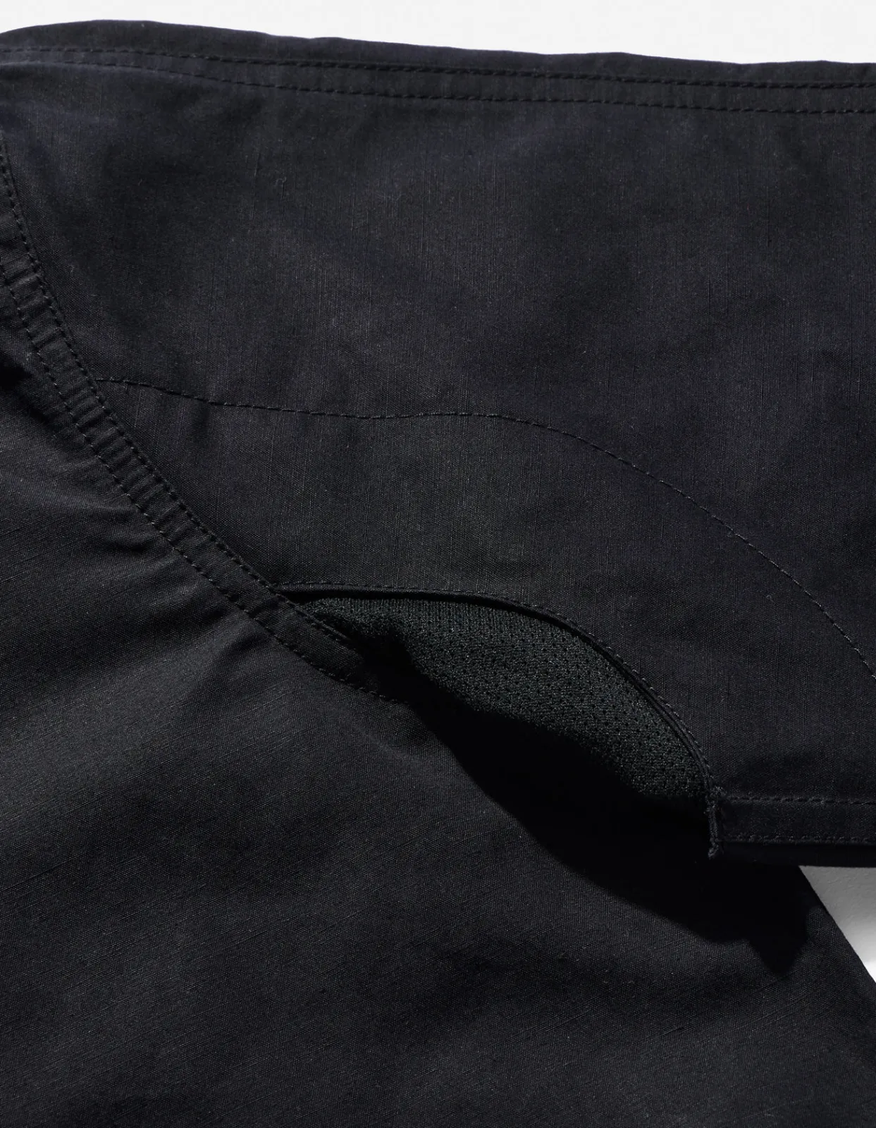 Shirts*Maharishi 4202 Ventile® Wr Asym Tech Shirt Black