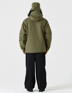 Parkas*Maharishi 4200 Ventile® Wr Half-Zip Jacket Olive Og-107F