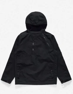 Parkas*Maharishi 4200 Ventile® Wr Half-Zip Jacket Black