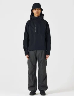 Parkas*Maharishi 4200 Ventile® Wr Half-Zip Jacket Black