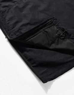 Parkas*Maharishi 4200 Ventile® Wr Half-Zip Jacket Black