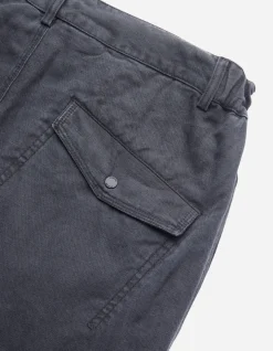 Utility Pants*Maharishi 4544 Washed Hemp Custom Pants Black