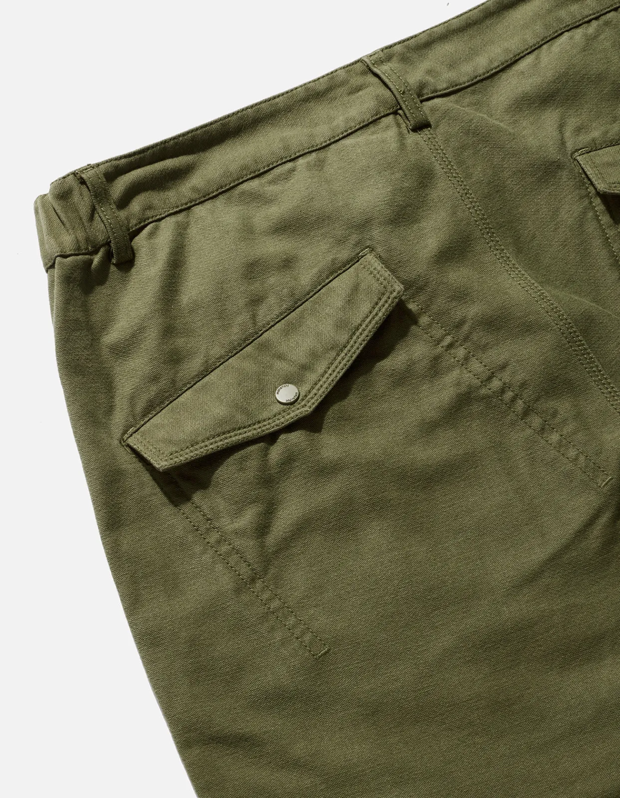Utility Pants*Maharishi 4544 Washed Hemp Custom Pants Olive Og-107F