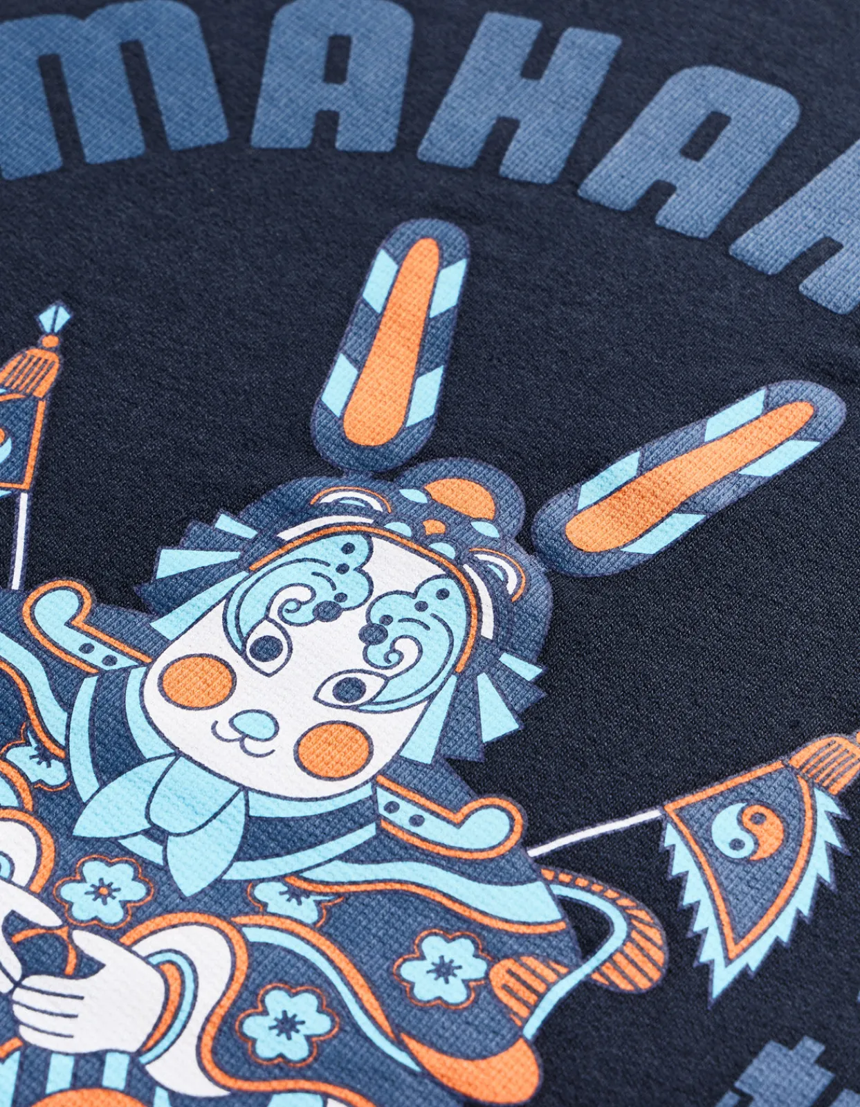 Crew Sweats*Maharishi 1001 Water Rabbit Crew Sweat Navy