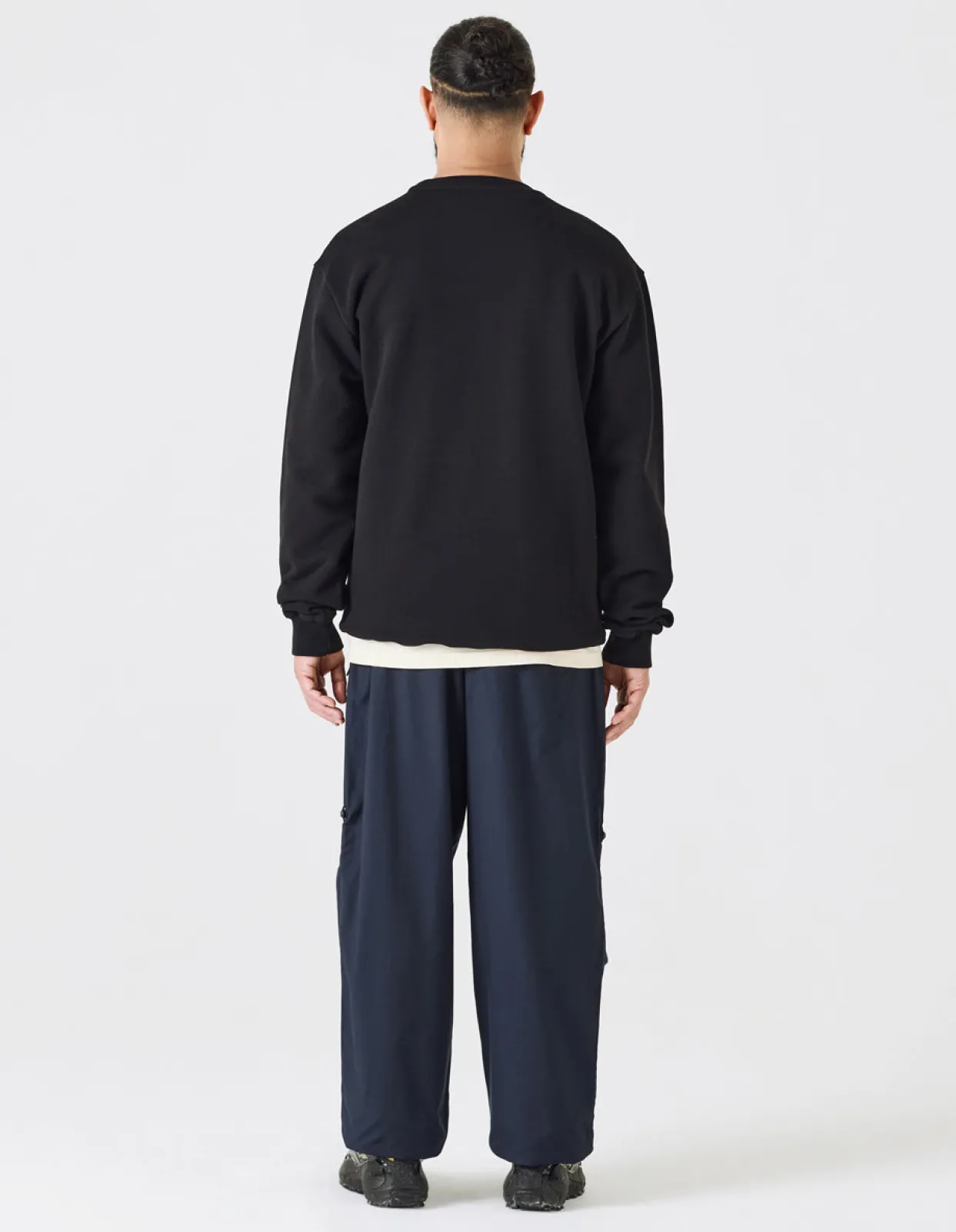 Crew Sweats*Maharishi 1001 Water Rabbit Crew Sweat Black