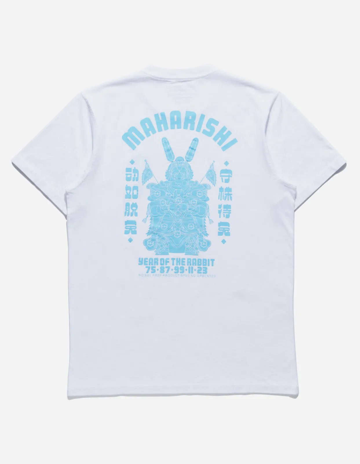 Short Sleeve T-Shirts*Maharishi 1000 Water Rabbit T-Shirt White
