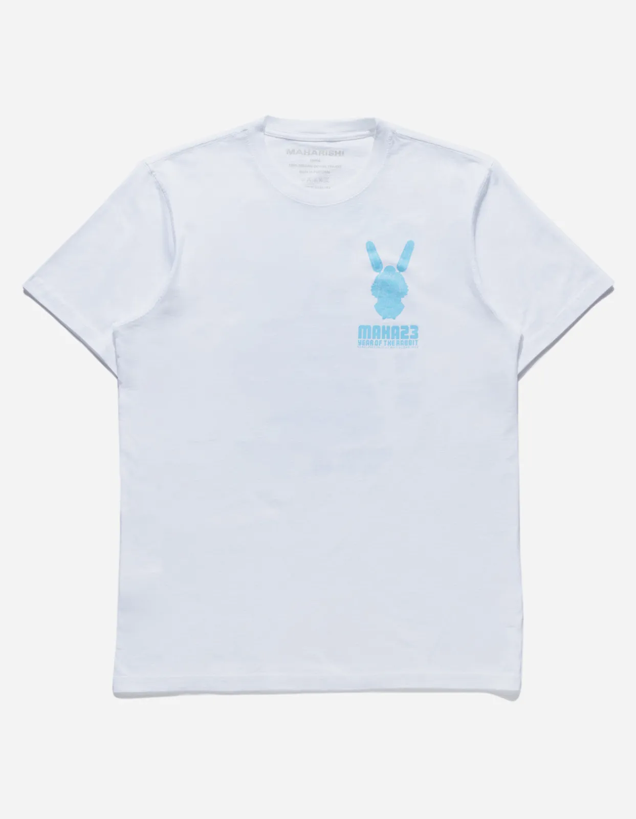 Short Sleeve T-Shirts*Maharishi 1000 Water Rabbit T-Shirt White