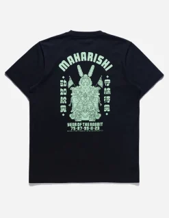 Short Sleeve T-Shirts*Maharishi 1000 Water Rabbit T-Shirt Black