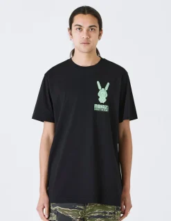 Short Sleeve T-Shirts*Maharishi 1000 Water Rabbit T-Shirt Black