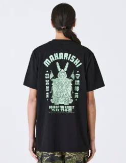 Short Sleeve T-Shirts*Maharishi 1000 Water Rabbit T-Shirt Black