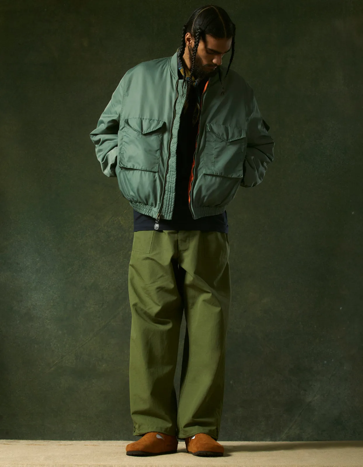 Jackets*Maharishi 4260 Wep Ma1 Flight Jacket Sage Green