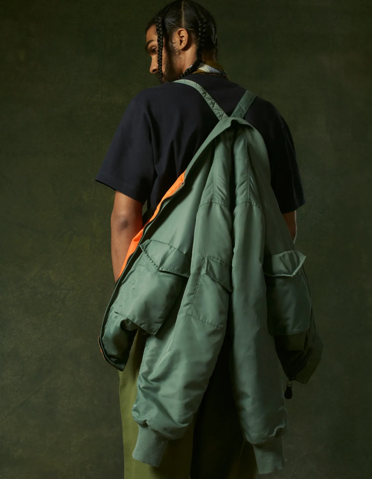Jackets*Maharishi 4260 Wep Ma1 Flight Jacket Sage Green