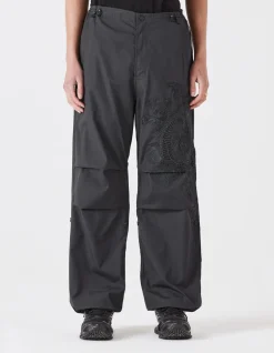 Original Snopants*Maharishi 4245 Xl Water Dragon Embroidered Loose Snopants® Black/Tonal