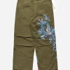 Original Snopants*Maharishi 4245 Xl Water Dragon Embroidered Loose Snopants® Olive Og-107F