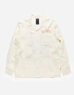 Shirts*Maharishi 4209 Year Of The Rabbit Embroidered Shirt Ecru