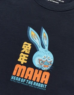Short Sleeve T-Shirts*Maharishi 1002 Year Of The Rabbit T-Shirt Navy