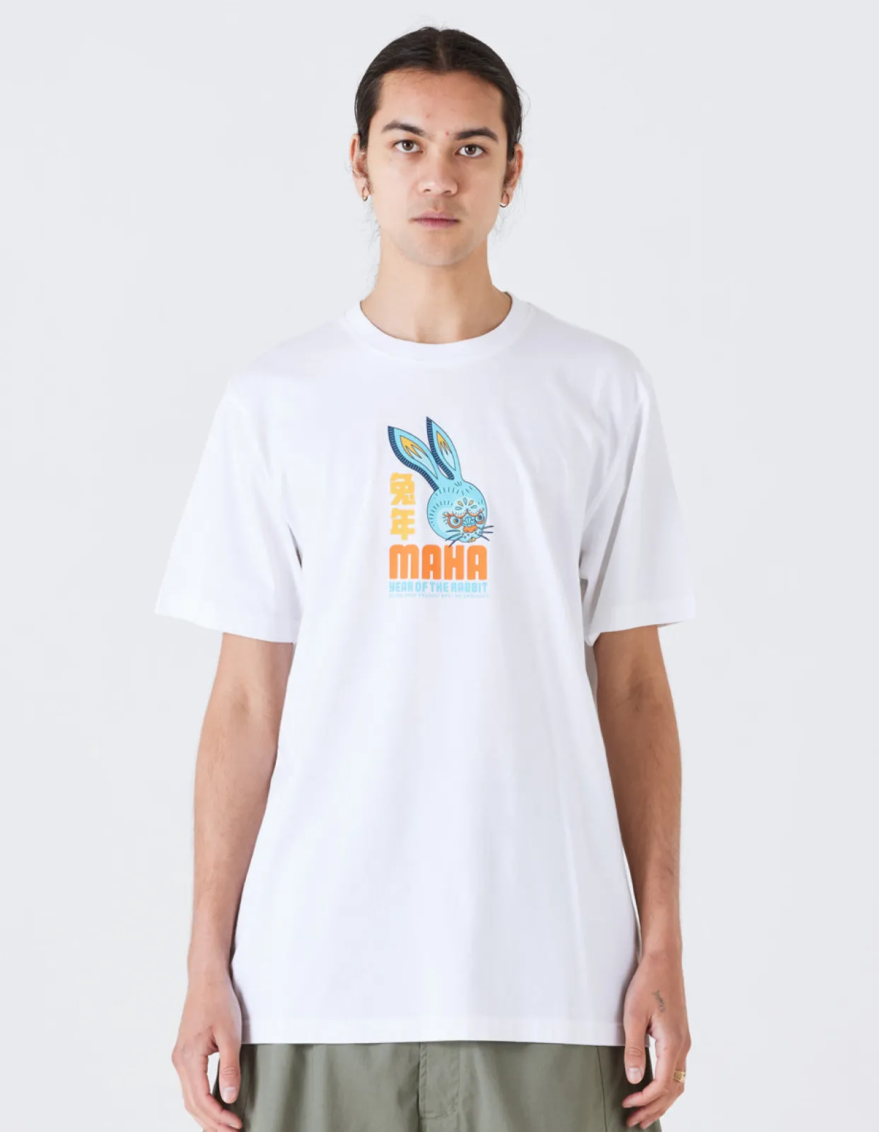 Short Sleeve T-Shirts*Maharishi 1002 Year Of The Rabbit T-Shirt White