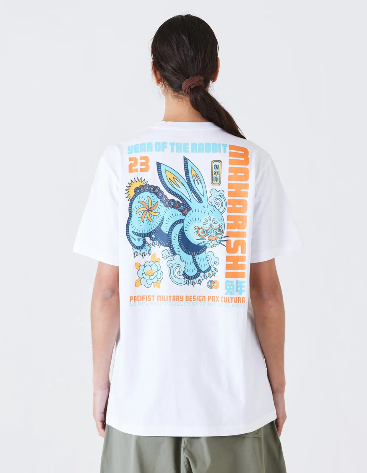 Short Sleeve T-Shirts*Maharishi 1002 Year Of The Rabbit T-Shirt White