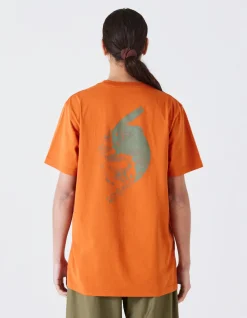 Short Sleeve T-Shirts*Maharishi 1007 Yin Yang Rabbit T-Shirt Rust