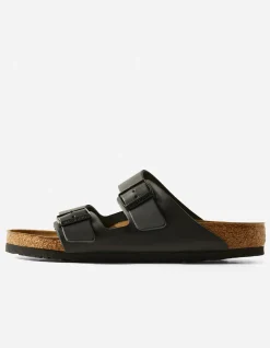 Lifestyle*Maharishi Birkenstock Arizona Natural Leather Black