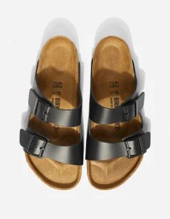 Lifestyle*Maharishi Birkenstock Arizona Natural Leather Black