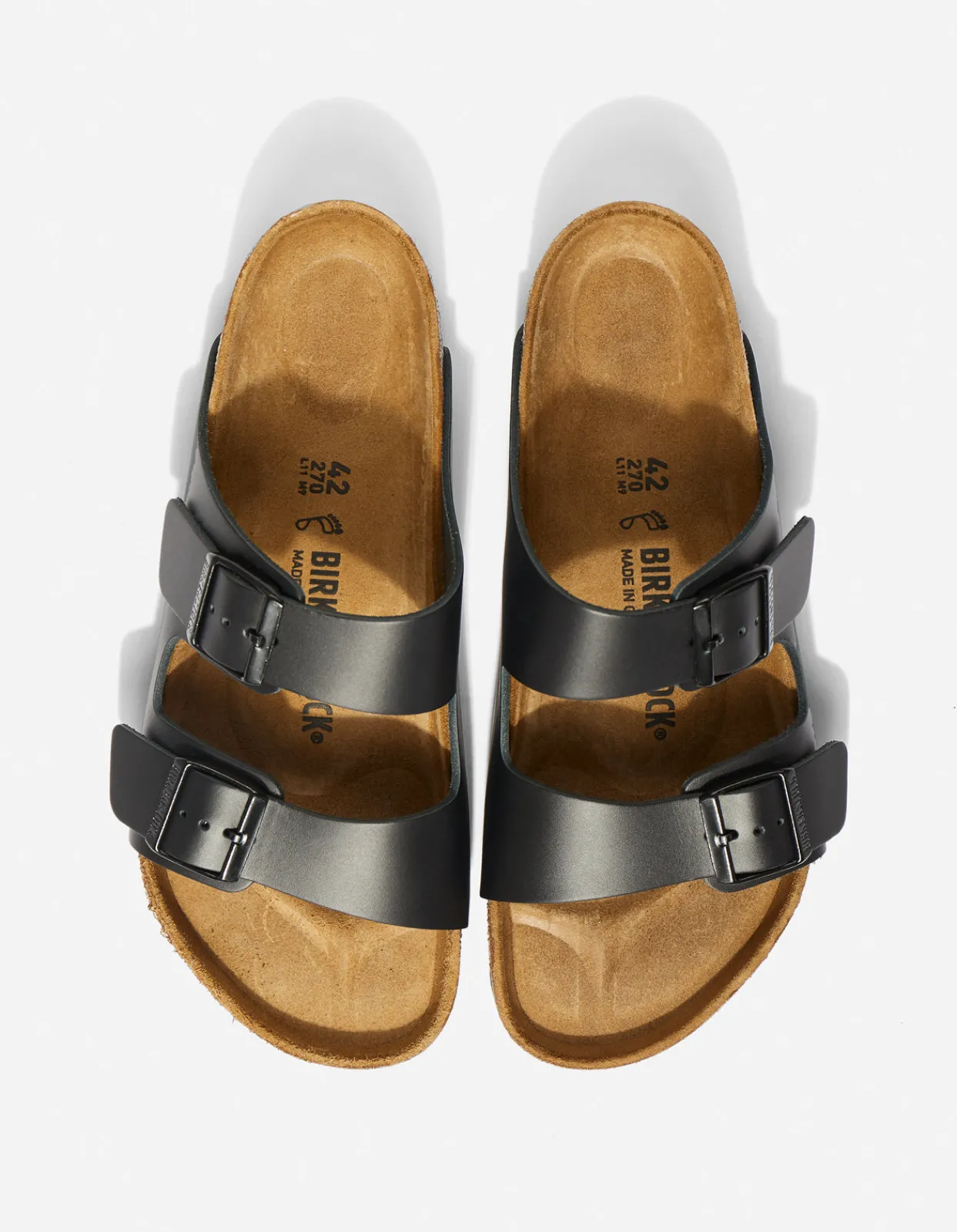 Lifestyle*Maharishi Birkenstock Arizona Natural Leather Black