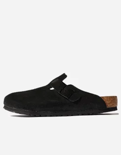 Lifestyle*Maharishi Birkenstock Boston Sfb Suede Leather Black