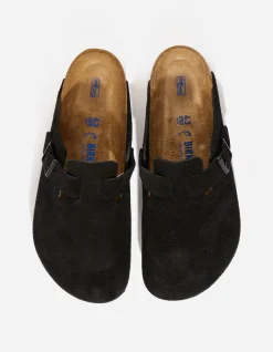 Lifestyle*Maharishi Birkenstock Boston Sfb Suede Leather Black