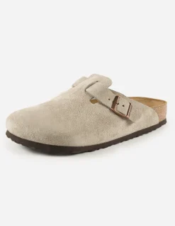 Lifestyle*Maharishi Birkenstock Boston Sfb Suede Leather Taupe