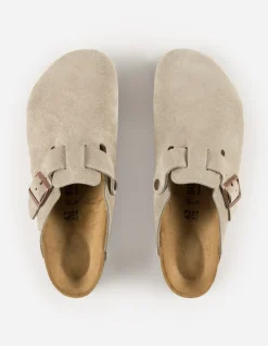 Lifestyle*Maharishi Birkenstock Boston Sfb Suede Leather Taupe