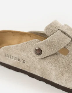 Lifestyle*Maharishi Birkenstock Boston Sfb Suede Leather Taupe
