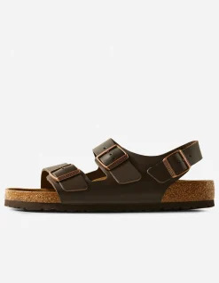 Lifestyle*Maharishi Birkenstock Milano Natural Leather Dark Brown