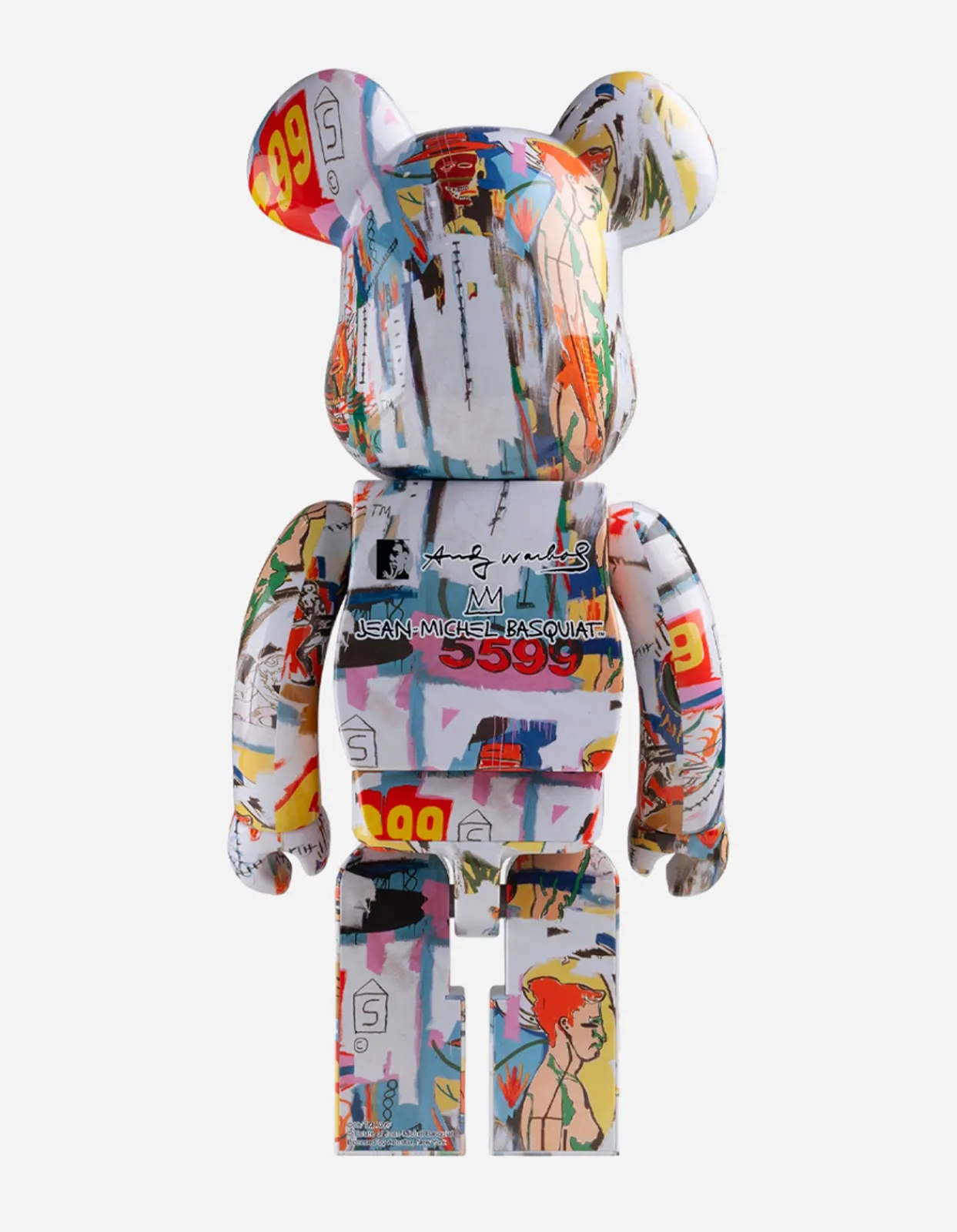 Home*Maharishi Medicom Be@Rbrick Andy Warhol X Jean-Michel Basquiat #4 1000%