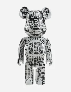 Home*Maharishi Medicom Be@Rbrick Hr Giger Chrome Version 1000% White