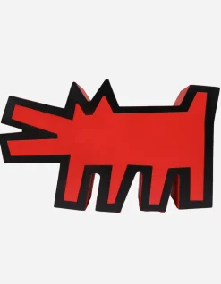 Home*Maharishi Medicom Keith Haring Barking Dog Statue Original Version