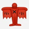 Home*Maharishi Medicom Keith Haring Flying Devil Statue Original Version